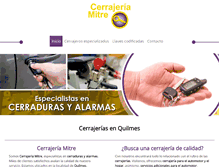 Tablet Screenshot of cerrajeriamitre.com